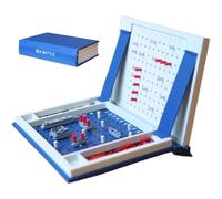 Juegos De Mesa Para Adultos | Juguete De Batalla Naval Con Impresión 3D Para Diversión,Juegos De Mesa De Buques De Guerra Con Diseño De Libro Y Almacenamiento Magnético,Para Adultos Familia Viaje Noch