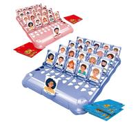 Juegos De Mesa para Familia, Divertidos E Interactivos, 1 Juego, Juego De Adivina Quién De La Biblia, 24 Personajes Sagrados con Tarjetas De Escritura E Historia De Vida, Diseño Reutilizable, para El