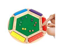 Juegos de Mesa para Niños - Juguetes Educativos De Madera De 4 Lados | Juego de Mesa para Fiestas Multijugador,para Jóvenes Niños Niñas Viajes Fiestas de Cumpleaños Vacaciones Noche Aula