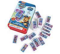 JUEGOS DE MESA - PATRULLA CANINA DOMINÓ INFANTIL: Juego de Mesa Divertido de 28 fichas con Maletín de Transporte Metálico para 2-4 Jugadores - 6067468 - Juegos de Mesa Niños 4 años +