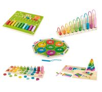 Juegos de motricidad fina de madera