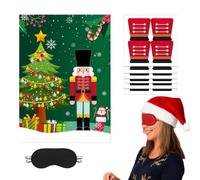 Juegos De Navidad Para La Familia Juego Interactivo De Poner El Sombrero | Juegos De Póster Del Cascanueces Navideño Para Familia Casa Celebración Vacaciones Reunión Festival Cumpleaños
