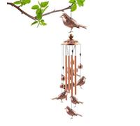 Juegos de pájaros, juegos de pájaros para exteriores | Campanilla de pájaro con gancho en S - Candelabro musical decoración de jardín, decoración exterior para el hogar, habitación, patio, terraza