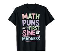 Juegos de Palabras de matemáticas - Primer Seno de Locura Divertido Profesor & Estudiante Camiseta
