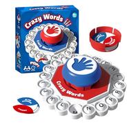 Juegos De Palabras | Juguete de Tablero para Aprendizaje del Alfabeto con Presión | Juegos de Deletreo de Palabras,para Niño Niña Joven Adulto Familia Reunión Fiesta Escuela Guardería