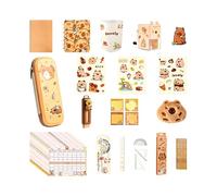 Juegos de Papelería,Adorable favor de con tema de capibara - Kit de papelería escolar,para Niño/Niña//Adolescente/Hijo/Hija/Familia/Amigo/Jardín de