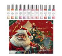 Juegos de Perfume de Navidad para Mujeres 12 Piezas Fragancia Duradera | Fragancia Refrescante Para Mujeres Esposa Novia Desplazamientos Citas Noche Fuera Negocios Reuniones Sociales Reuniones Inf