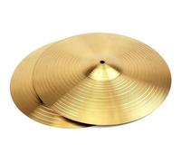 Juegos de platillos Juego De Platillos De Subbatería De Aleación De Hi-hat De 14 Pulgadas Los Platillos Son Más Duros, Más Resistentes A Los Impactos Y No Se Deforman Fácilmente.