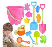 Juegos de playa para niños - Juego al aire libre con moldes de animales - Cubo y pala de playa para niños | Para , niños y niñas, verano, juegos al aire libre, cumpleaños, inicio de