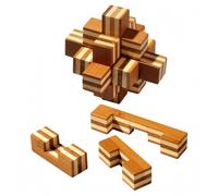 Juegos de Puzzle Star - Bambú - 9 Piezas Del Puzzle - Juego de Ingenio