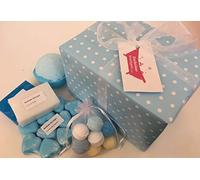 Juegos de regalo de bombas de baño Tropical Sunshine, regalos hechos a mano de lujo envueltos para Navidad y cumpleaños