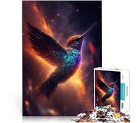 Juegos de relajación Colibrí Bebedor de Estrellas Rompecabezas de 1000 Piezas para Adolescentes 26x38cm Regalo de Obra de Arte para Mayores de 14 años
