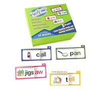 Juegos de Rimas para Niños de Preescolar | Juego De Aprendizaje De Sonidos De Letras - Flash Cards De Palabras Interesantes - para Uso en Aula de Preescolar Hogar Viaje Escuela en Casa y