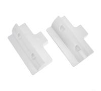 Juegos de soportes de montaje en panel solar ajustable para caravana, caravana, barco y techos planos estabilidad y flujo de aire (blanco)
