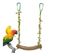 Juegos De Swing De Pájaros - Calcular La Perca Para Juguetes De Masticar, Juguetes De Pájaros Para Pájaros | Llevar Swing De Pájaros De Madera Natural Resistente, Ideal Para Amigos,