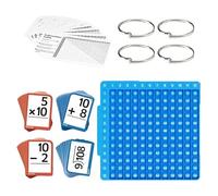 Juegos de Tablas de Multiplicar con Cartas de Matemáticas y Juguetes Antiestrés Educativos para Aprender Multiplicación y División en niños de 1 a 6 años