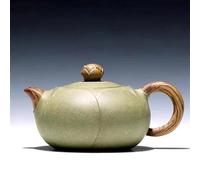 Juegos De Tazas De Té 1 Uds Tetera China Hecha A Mano 300ml Arcilla Para Té Kongfu Lotus Zisha Segmento Barro Xishi Yixing Purply Juego De Té De La Tarde
