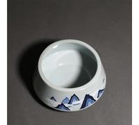 Juegos De Tazas De Té Cuencos Lavado Té Montañas Vintage Retro 1400ML Accesorios Cerámica China Kung Fu Servicio Pigmentado Juego De Té De La Tarde