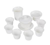 Juegos De Tazas De Té Sushao Juego Té Kung Fu Jade Gordo Porcelana Blanca Dragón Relieve Fénix Chino Regalos Negocios Juego De Té De La Tarde