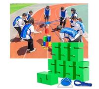 Juegos De Team Building, Juegos De Día De Campo For Actividades Al Aire Libre, Juegos De Team Building For Adultos En El Trabajo(Green,8PCS)