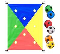 Juegos de Team Building para adultos en empresa - Actividades interactivas de tela perforada - Juego social de precisión para fiesta familiar de viaje, escuela, cumpleaños, camping, adultos
