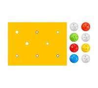 Juegos de Team Building - Poliéster 200x145cm | Actividad Grupo Hoyos Con 8 Bolas | Trabajo en Equipo Juego Para Casa Escuela Al Aire Libre Jardín Parque Juegos