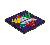 Juegos de Viaje Magnéticos Mini, Damas, Parchís, Ajedrez, Tres en Raya, Halma. 13 x 7 cm (Halma)