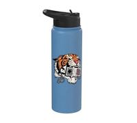 Juegos de videojuegos retro Tiger Videojuegos Controller Gamepad Gamer Stainless Steel Insulated Water Bottle