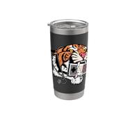Juegos de videojuegos retro Tiger Videojuegos Controller Gamepad Gamer Vaso térmico de acero inoxidable de doble pared