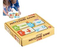 Juegos del Alfabeto,Juguetes Educativos Aprendizaje Autocorrectivo - Set De Tarjetas De Reconocimiento De Letras - para Niños Niñas Preescolar Aula Educación En Casa Sala De Juegos