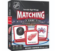 Juegos deportivos MasterPieces - Juego de emparejamiento de los Detroit Red Wings de la NHL - Juego para niρos y familias - Rνete y aprende