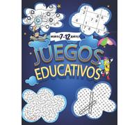 Juegos Educativos: 160 Rompecabezas y pasatiempos para niños 7-12 años: Encuentra las diferencias, Sopa de letras, Desafío laberintos y sudoku.