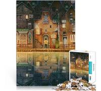 Juegos educativos Juguetes de Bricolaje Paseo en Bicicleta Puzzle de 1000 Piezas para Adultos 26x38cm Juguetes de decoración del hogar Apto para Mayores de 14 años.