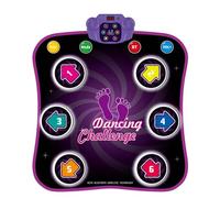 Juegos Educativos Niños 2 Años Alfombra De Baile Juguetes Para Niños De 3 A 12 Años Almohadilla De Baile Electrónica Con 6 Botones Inalámbrico Música Alfombra De Juego De Baile Con (Purple, One Size)
