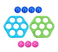 Juegos En La Piscina | Flotador Hexagonal Inflable PVC 100 X 90 Cm Con 7 Bolas | Juego De Lanzamiento Flotante Para Adultos Chicos Niños | Jardín Playa Lago Vacaciones Exterior