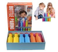 Juegos Familiares Divertidos | Juego De Emparejar Botellas | Actividades Divertidas para Niños en Fiestas al Aire Libre Grupos Noche en Casa Juegos en Interiores