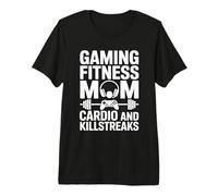 Juegos Fitness Mamá Cardio Y Killstreaks Camiseta Premium