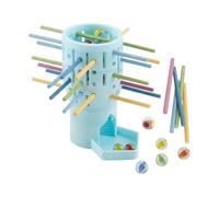 Juegos infantiles para niños, palillos de colores, educativos y divertidos, juego de plumas, juguetes educativos para niños, para familias, escuelas, preescolares, aulas, viajes, cumpleaños