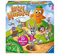 Juegos Infantiles Ravensburger 22343: Lotti Karotti, Juego de Carreras para 2 a 4 Jugadores, Juego Infantil a Partir de 4 años, Regalos de cumpleaños