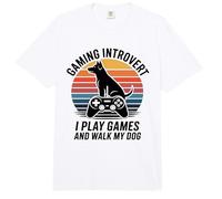 Juegos introvertidos Juego Y Paseo A Mi Perro Comfort Colors Adult Heavyweight T-Shirt