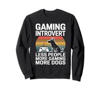 Juegos introvertidos Menos Personas Más Juegos Más Perros Sudadera