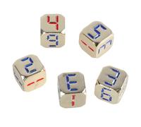 Juegos Juego Bloque Redondeado Matemáticas Enseñanza Dices Juguete Educativo Pequeños Aleaciones Coloridas Dices Seis Lados Cubos con Número