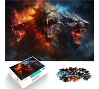 Juegos Juguetes Regalo La Pesadilla de los Dragones Rompecabezas de 1000 Piezas para Adultos 50x75cm Colección de Artistas, Bellas Artes para Mayores de 14 años
