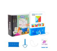Juegos mentales para niños, de aprendizaje temprano,Ayudas didácticas interactivas para el pensamiento lógico, claves educativas para niños - Juguetes educativos creativos, acertijos, juego de