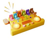 Juegos musicales para niños | Piano educativo con batería, juego de instrumentos musicales para niños diseño autobús | para la escuela materna viaje cumpleaños niños niñas Navidad