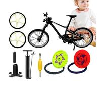 Juegos para niños de la junta de los dedos, modelo de bucle de metal claro | Juegos de joyas de ciclo con piezas extraíbles Miniatur -Desk -Desktisch Decoración al aire libre Sports para librería