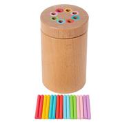Juegos sensoriales de madera de color - juguetes de aprendizaje, juguetes motores | Habilidades motoras de actividad sensorial Desarrollo de madera, juguetes educativos para correspondencia de color p