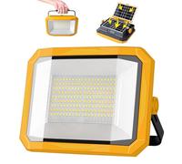 Jueholla Foco LED Recargable, Dual Panel Solar, 12000LM, 13000mAh, 4 Modos
