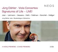 Jürg Dähler Jürg Dähler: Viola Concertos: Signatures of Life - Live (CD) Album