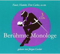 Goslar, Jürgen - Faust, Hamlet, Don Carlos u.v.m. Berühmte Monologe